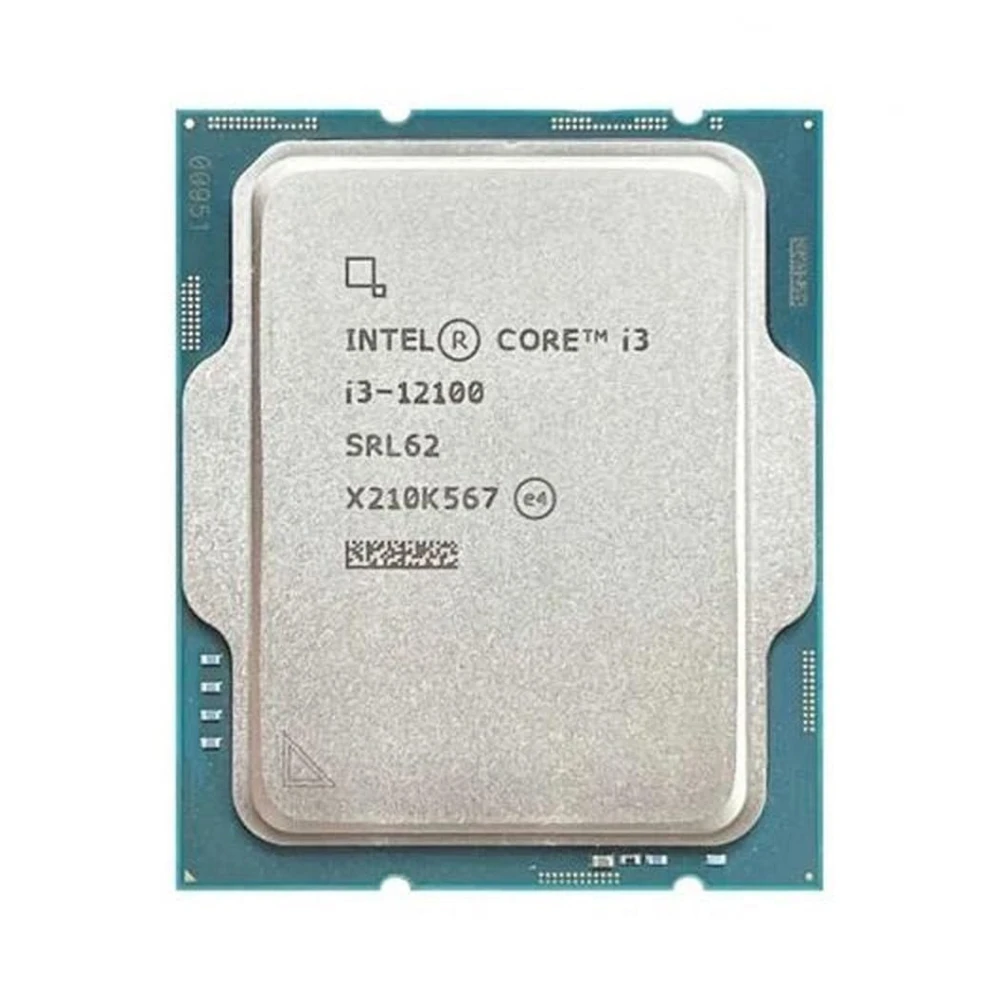 Intel CPU Tray 12th Gen i3 12100 4.3GHz (1 Year From Intel Service Center)